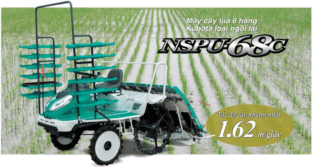Máy cấy lúa Kubota NSPU-68C Máy cấy lúa Kubota NSPU-68C